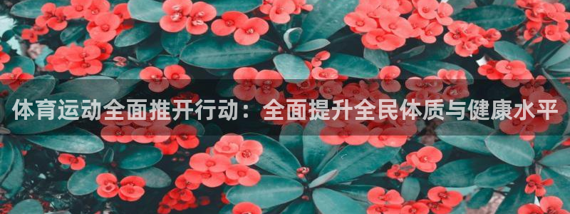 k1体育app官网登录入口：体育运动全面推开行动：全面提升全民体质与健康水平